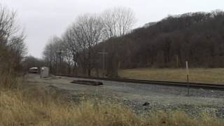 BNSF Track Geo train passing a defect detector [upl. by Giacomo]