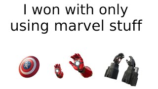 I won with only using marvel stuff [upl. by Adlar]