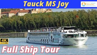 TAUCK ms JOY  Full Ship Tour  Common Areas  4K [upl. by Ikaz]