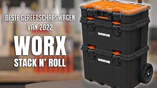 Worx STACK N ROLL Modulaire gereedschapswagen  REVIEW [upl. by Gem]