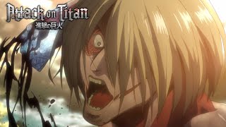 All Annie Titan Roars In Attack On Titan Season 1 [upl. by Askwith]