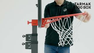 B100 BOX BASKETBALL BOARD ASSEMBLY VIDEO  8577289 [upl. by Akiemahs]