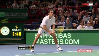 Andy Murray Vs Jerzy Janowicz HIGHLIGHTS ATP Paris Masters 2012 [upl. by Iz]