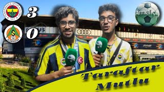 quotBu Takım Bu Sene Şampiyonnnnnquot  Fenerbahçe 30 Alanyaspor Maç Sonu Taraftar Yorumları [upl. by Ettennod857]