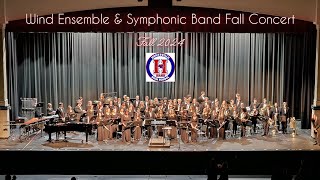 HHS Wind Ensemble amp Symphonic Band Concert  Fall 2024 [upl. by Desdamona]