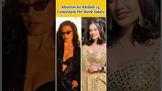 Khatron Ke Khiladi 14 Highest Paid Contestants kkk14 khatronkekhiladi14 khatronkekhiladi aditi [upl. by Sulihpoeht]