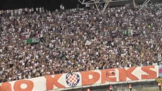 582010 Hajduk  Dinamo Bukurešt 30  Torcida split  Mrzim Dinamo srpsko ime to [upl. by Hoon]