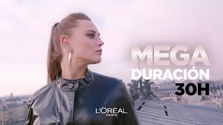 Air Volume Mega máscara MEGA VOLUMEN MEGA LIGERA MEGA DURACIÓN Y MEGA NEGRO  LOréal Paris [upl. by Ateikan734]