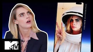 Cara Delevingne Shares Her Selfie Secrets  MTV Celeb [upl. by Tnomad]