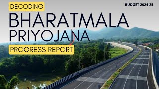 Budget 2024 Analysing The Progress Of Bharatmala Pariyojana  Union Budget 2024  Budget 202425 [upl. by Villada]