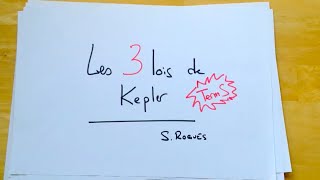 Les 3 lois de Kepler [upl. by Nobel690]