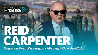 Reid Carpenter Speaks on Mount Washington  Pittsburgh PA April 2024 [upl. by Nywroc]