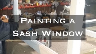 Painting a Victorian Sash Window [upl. by Aig164]