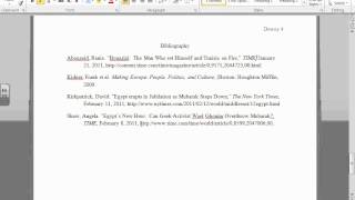 Chicago Style Bibliography [upl. by Ferna]