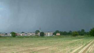 Temporale grandigeno a Rozzano MI  Grandine imbianca le auto  Hailstorm strong 21 Giugno 2009 [upl. by Egap]