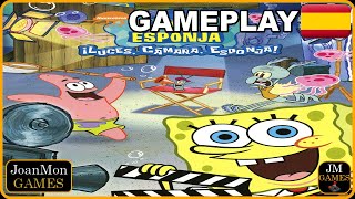 Bob Esponja  ¡Luces Cámara Esponja  Gameplay en Español [upl. by Anay]