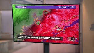 Tornadoes in Northeast Ohio How 3News meteorologists tracked approaching storms [upl. by Ardnosal]