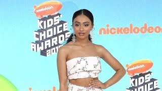 Daniella Perkins 2019 Kids Choice Awards Orange Carpet [upl. by Wickner72]