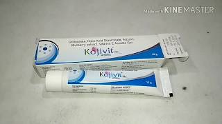 How to get fair skin by using Kojivit Gel full review in hindi by Medicines Review [upl. by Lyns318]