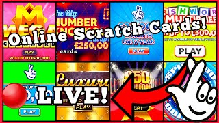 Bierans Cards 🔴 LIVE  Online Scratch Cards [upl. by Anitahs]