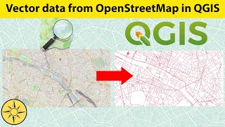 Extracting vector data from OpenStreetMap using QGIS [upl. by Clementina]