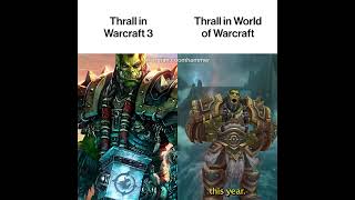 Thrall in Warcraft 3 vs in WoW [upl. by Tennek]