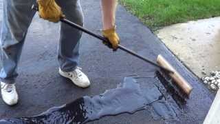 How to Apply a Driveway Sealer  Sealing a Driveway [upl. by Weisberg]