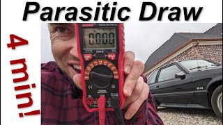 Quick Overview How to Diagnose a Parasitic Draw on a Foxbody Mustang [upl. by Nicram]