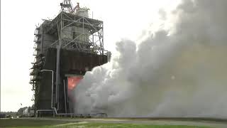 RS 25 Engine Gets Powered to 113 Percent Thrust [upl. by Eanar]