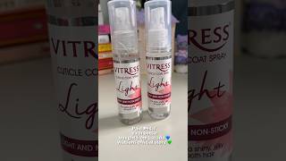 Vitress Light Cuticle Coat ✨👱🏻‍♀️💁‍♀️ unboxing 📦 [upl. by Kolodgie]