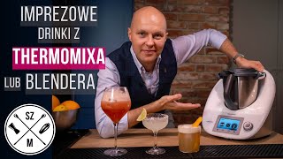 DRINKI NA IMPREZĘ w domu WHISKY SOUR z THERMOMIXA lub BLENDERA   3 PROSTE DRINKI  odc 42 [upl. by Milburn]