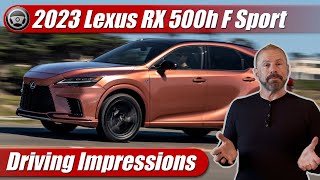 2023 Lexus RX 500h Driving Impressions [upl. by Ai]