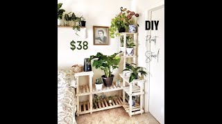 IKEA plant stand hack 38 in wood [upl. by Julian]