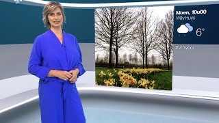 Weervrouw Sabine Hagedoren met het Vlaamse weerbericht van dinsdag 5 maart 2024 op VRT 1 [upl. by Carlynne]