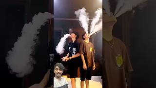 Vape ringer smoke  vape tricks  hukkha bar hookah shorts trendingshorts [upl. by Nosreffej85]