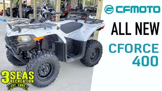 All NEW CFMoto CForce 400 4x4 ATV Walk Around  Huge Improvements amp Changes [upl. by Biamonte705]