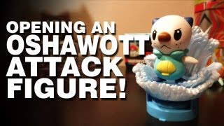 Opening a Pokemon Oshawott Attack Figure [upl. by Chandal]