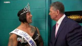 Santina Marella fired Monday Night Raw 220609 [upl. by Chak]