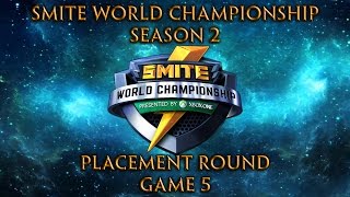 Smite World Championship 2016 Day 1  Game 5 [upl. by Eelatan207]