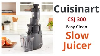 Cuisinart CSJ 300 Easy Clean Slow Juicer  Cuisinart CSJ 300 Juicer Review [upl. by Yazbak160]