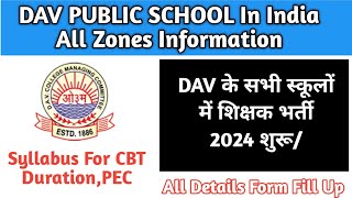 DAV Schools Written Test Syllabus For CBT and Pattern Of CBT Exam With Marks Partwise [upl. by Asli]