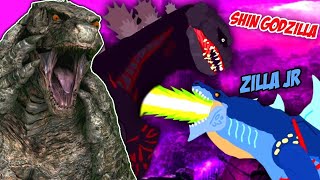 Shin Godzilla vs Zilla Jr Godzilla Reacts [upl. by Okuy557]