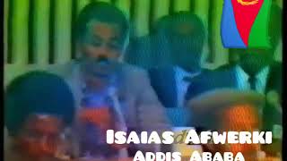 Isaias Afwerki speech in Addis Ababa 1991 [upl. by Arrehs]