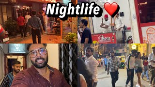 hauz khas village nightlife 😀😱  Vlog 154 [upl. by Naitsirc]