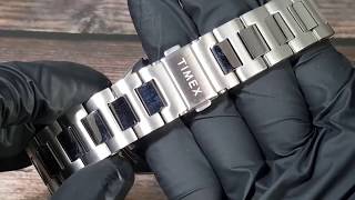 친절사 TW2T69700 TIMEX Waterbury Traditional Automatic Stainless Steel Bracelet Watch [upl. by Tybi]