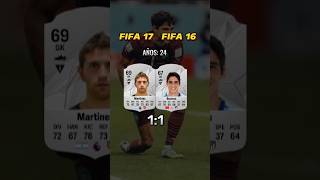 Dibu Martinez VS Bounou EVOLUCION FIFA 🔥🥵 [upl. by Annaehs]