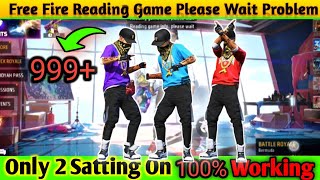 Reading Game Info Please Wait Problem Solve 👍  BADGERRR1K freefire [upl. by Salomon]