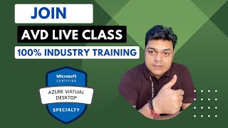 Join Azure Virtual Desktop Live Classes  Azure AZ140 Certification  100 Real Time Practical [upl. by Eseret]