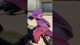 LOCURA LA WAVE ROSA 🔥🔥🩷🩷 honda hondawave stunt 110 argentina waves [upl. by Yevreh643]