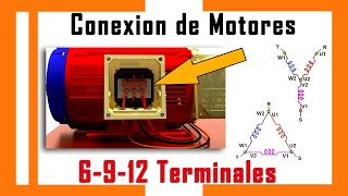 Conexiones de Motores Trifásicos 6 y 9 Terminales 🔥 Como Debes Conectar Cada Terminal ✔️ [upl. by Swiercz]